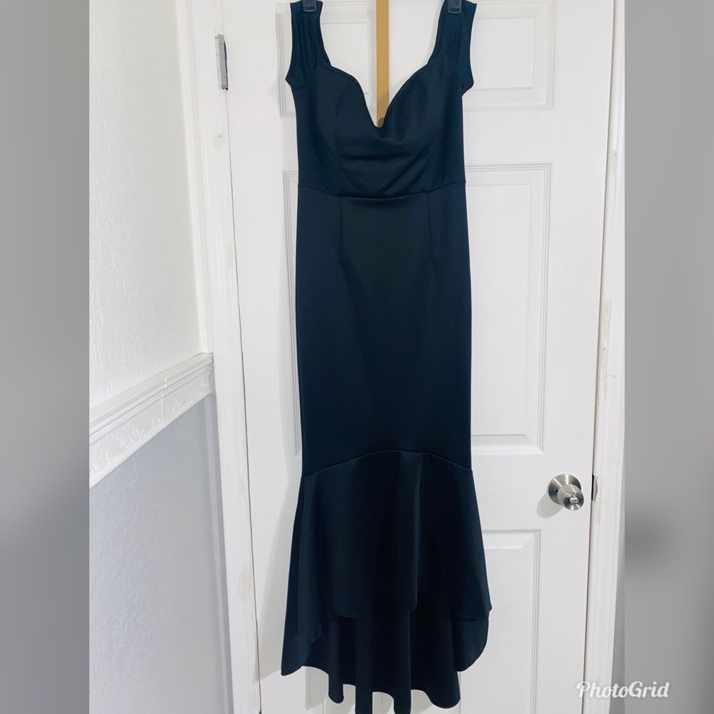 Long mermaid dress wore for a wedding